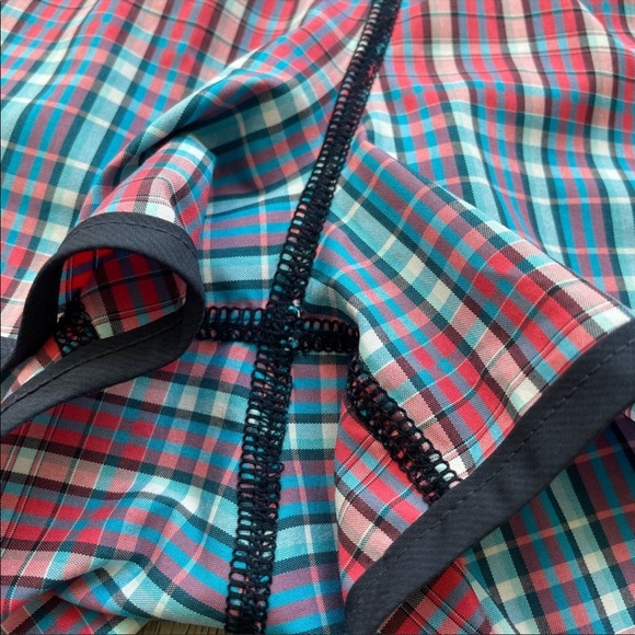 Lululemon Speed Short in Rad Plaid - Wish Blue/Passion Size 6 - Picture 2 of 6